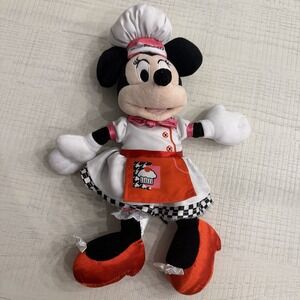 Disney Parks Contemporary Resort Chef Mickey's 15" Plush Minnie Mouse Doll NWOT